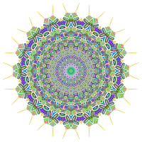 Prismatic Mandala Line Art 4 No Background