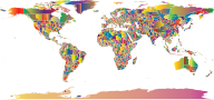 Colorful World Map 2