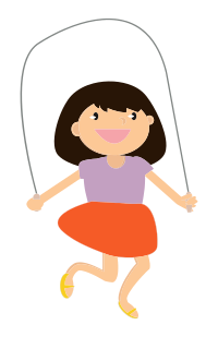 Girl Jumping Rope