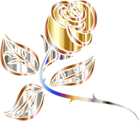 Stylized Rose Extended 2 Minus Background
