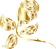 Stylized Rose Extended 3 Minus Background