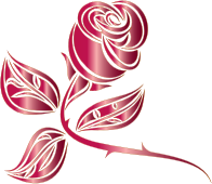 Stylized Rose Extended 4 Minus Background