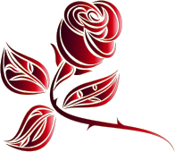 Stylized Rose Extended 8 Minus Background