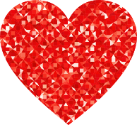 Ruby Gemstone Heart