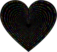 Prismatic Vintage Flourish Heart Tunnel 3
