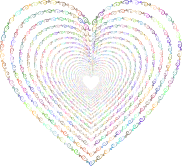 Prismatic Vintage Flourish Heart Tunnel 3 No Background
