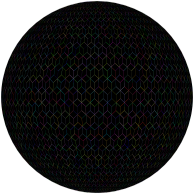 Prismatic Isometric Cube Wireframe Sphere