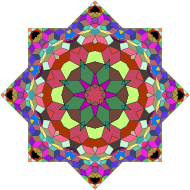 Prismatic Geometric Star
