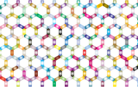 Prismatic Hexagonal Geometric Pattern 2 No Background