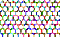 Prismatic Hexagonal Geometric Pattern 5 No Background
