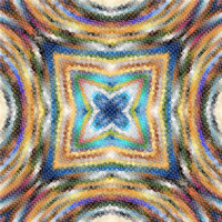 Psychedelic Square Mosaic