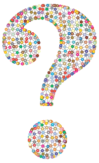 Prismatic Wireframe Question Mark 2