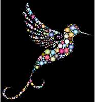 Prismatic Hummingbird Circles 3