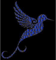 Prismatic Hummingbird Circles 11