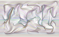 Prismatic Distorted Line Art Background