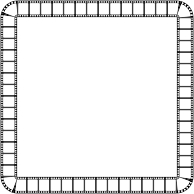 Film Strip Square Frame