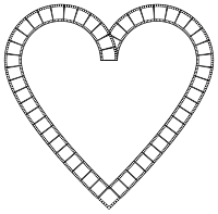 Film Strip Heart