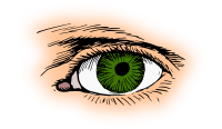 Green eye