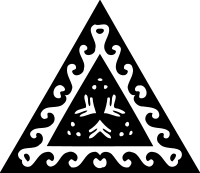 Triangular ornament 25