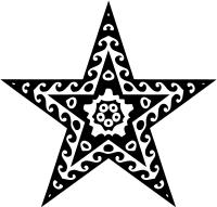 Ornamental star 45