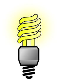 Energy Saver Lightbulb - Bright