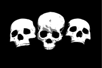 Three skulls
