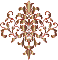 Festive Damask Design No Background