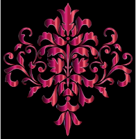 Festive Damask Design 2