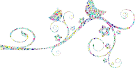 Polyprismatic Tiles Birds Flourish No Background