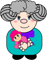 grandma with baby