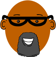 Grandpa with dark skin