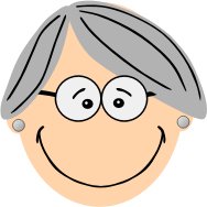 Grey haired grandma