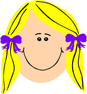 blond, long haired girl