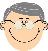 Grandpa with spectacles