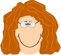 Grandma with spectacles 