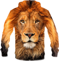 Akramly's lion T-shirt vectorized