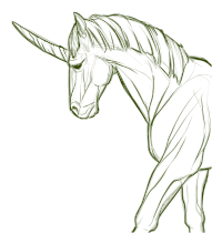 Unicorn Line Art