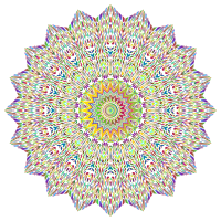 Psychedelic Mandala No Background