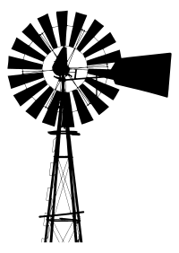 Windmill Silhouette