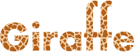 Giraffe Typography