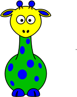 rainbow giraffe