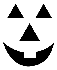 Simple Jack O' Lantern Silhouette