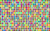 Prismatic Rounded Squares Grid 3 No Background