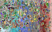 Prismatic Contour Map High 2