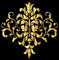 Golden Damask Design