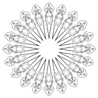 Elegant Flourish Frame Extrapolated 4
