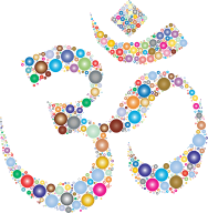 Prismatic Om Symbol Circles 2