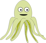 Cartoon octopus