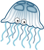 cartoon jellyfish