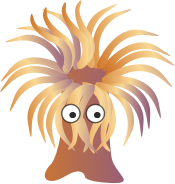 Cartoon anemone